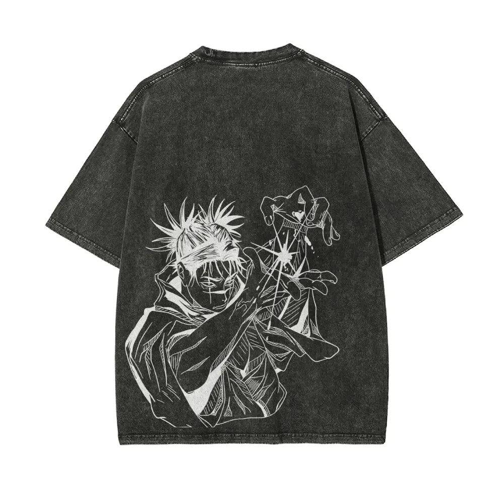 Acid-Wash Choso Blood Manipulation Tee